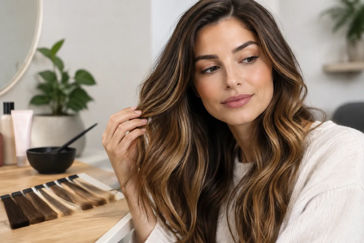 Comment choisir une coloration pour éclaircir des cheveux bruns sans décoloration