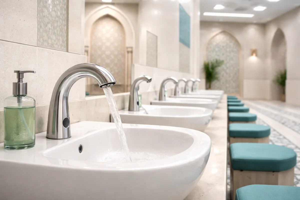 Quels sont les critères pour choisir un lavabo d'ablutions en céramique antibactérienne pour mosquée