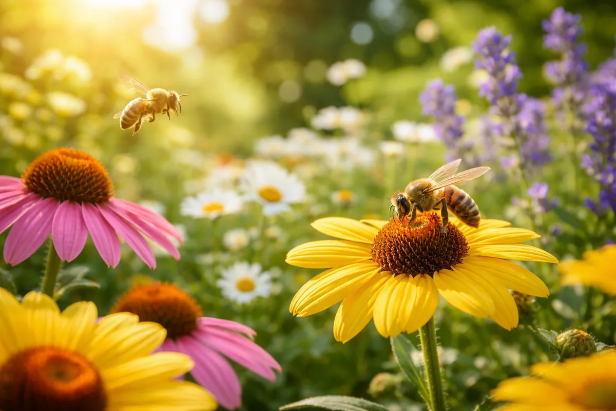 Les bienfaits des abeilles dans le jardin